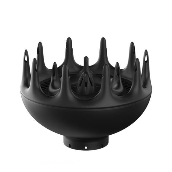 Black Orchid Hair Diffuser for Curly Hair, Blow Dryer Attachment, Frizz Control - Picture 1 of 6
